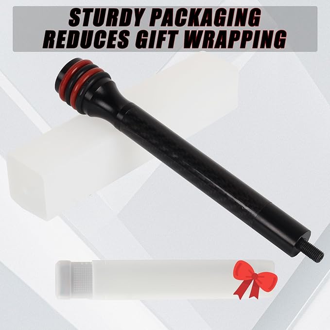 Archery 6″/8″ Bow Stabilizer- Carbon Fiber Bow Balance Bar with Damping System for Compound/Recurve Bow Hunting Archery Accessory Equipment