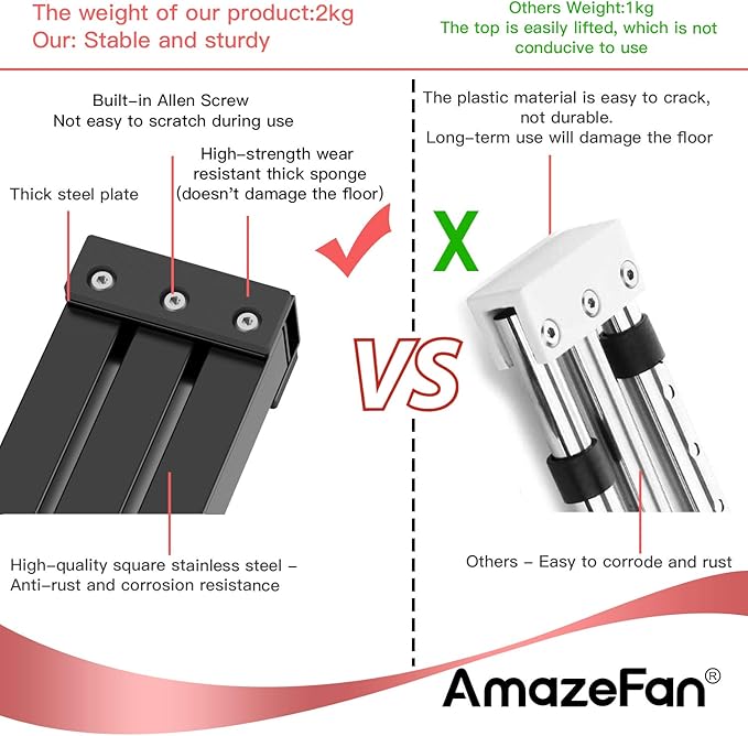 AmazeFan Leg Stretcher, 3 Bar Leg Split Stretching Machine, Flexibility Stretching Equipment for Ballet, Yoga, Dance, Martial Arts, MMA, Home Gym Exercise[US. Patent Design]