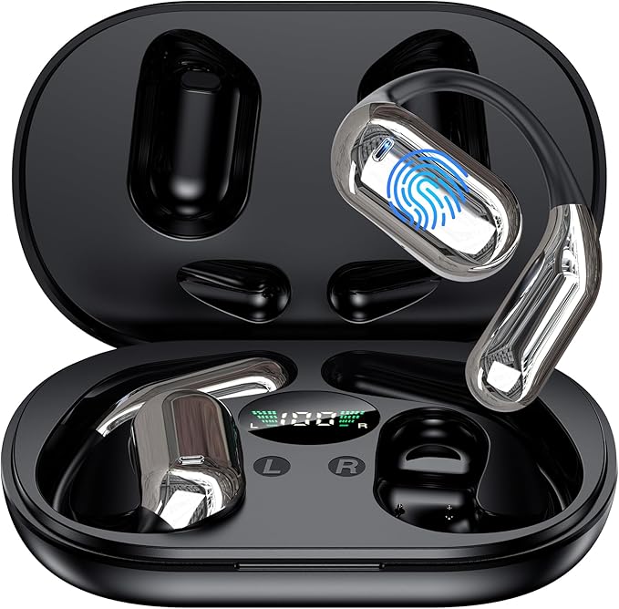 AI Translation Earbuds Real Time 144 Language Translator Earbuds for iPhone and Android Translation Headphones Translating Device for Travel Business Learning with Charging Case