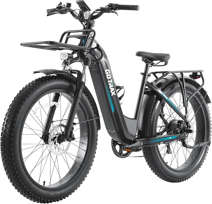 Gotrax 20" Folding Electric Bike with 40Miles (Pedal-assist1) by 48V Battery, 20Mph Power by Peak 500W, Adult Electric Bicycle with 5 Pedal-Assist Levels& LCD Display, Suitable for Commuting