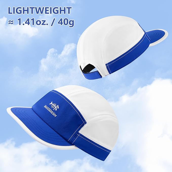 BASSDASH Ultralight UPF 50+ Soft Baseball Caps Unstructured Quick Dry Folding Hat Adjustable for Men Woman Outdoor Activities