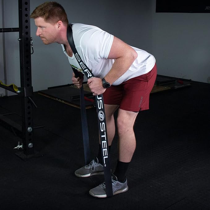 SERIOUS STEEL FITNESS Assisted 41" Pull-Up Band, Resistance & Stretch, Powerlifting & Pull-up Assist Loop (Single Band)