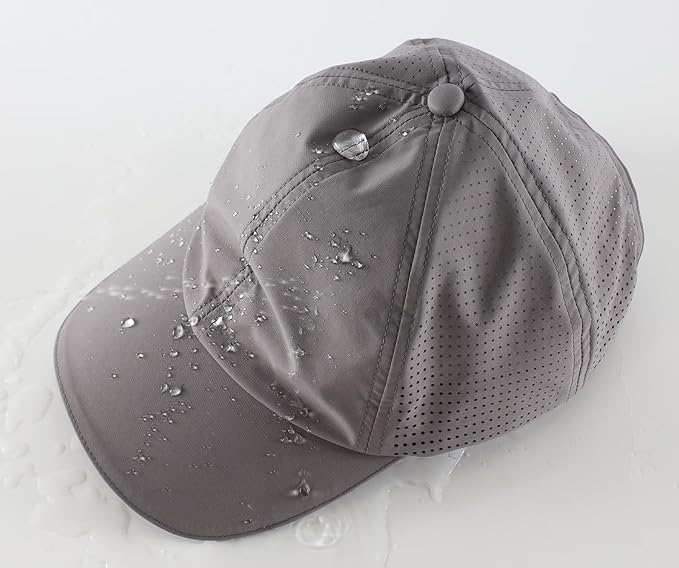 Home Prefer Reflective Water Repellent Quick Dry Airy UPF50+ Sun Hat for Men Women Outdoor Sports Baseball Caps Unisex