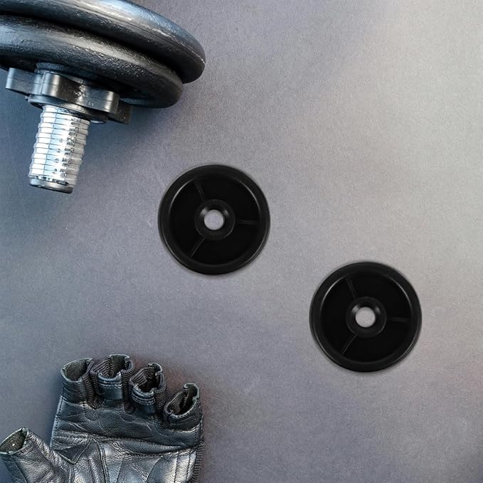 DECHOUS Heavy Duty Plastic Roller Wheel Replacement for Fitness Equipment Smooth Workout Plastic Casters for Treadmill Exercise Bike Home Gym