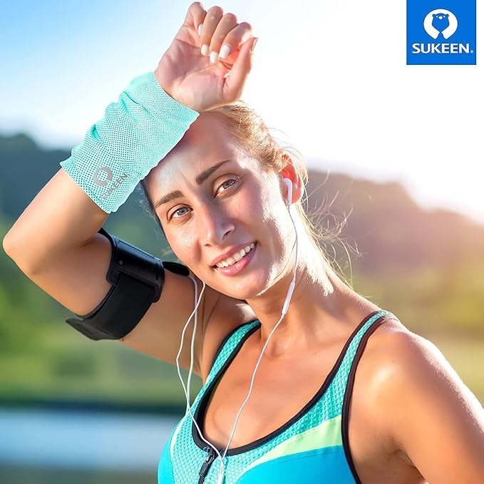 Sukeen Cooling Towel (40"x12"), Ice Towel Sets,Soft Breathable Chilly Towel,Microfiber Towel for Yoga,Sport,Running,Gym,Workout,Camping,Fitness,Workout & More Activities, 8 Pack