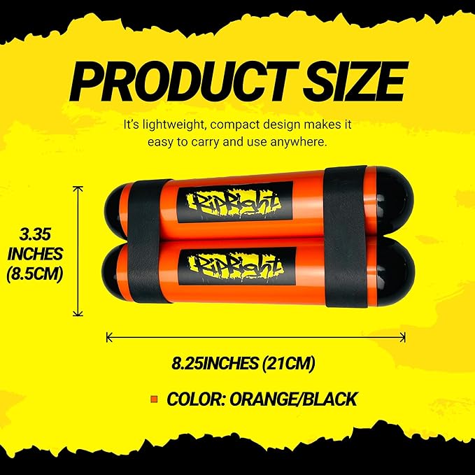 Premium RipStick Pillz, Workout Equipment for Joint Rehab, Shoulder Strength, Resistance Training, and Muscle Building, with 6 Adjustable Resistance Bands