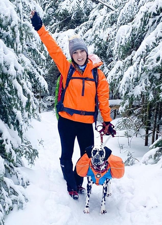 baleaf Women's Fleece Lined Leggings Waterproof Winter Hiking Pants Thermal Running Tights Zipper Pockets High Waisted