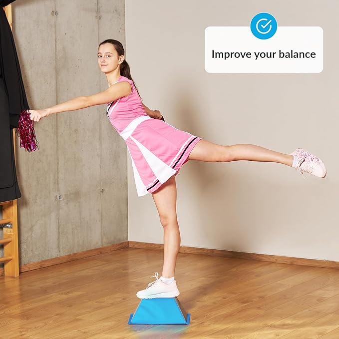 ODOXIA Stunt Trainer | Portable Cheer Stunt Stand | Cheerleading Balance Trainer | Versatile Stunt Stand for Flyers | Lightweight Gymnastics Block | Stand for Safe Cheer Practice Stunt Trainer