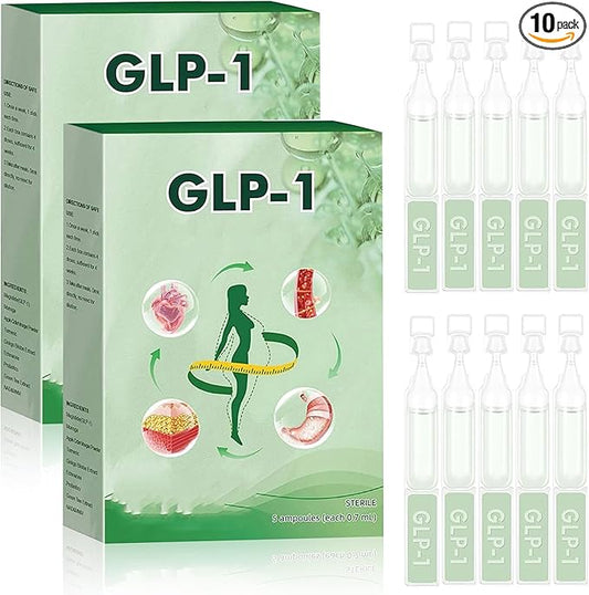 2025 New Glp-1 Oral Solution, GLP-1 Moringa Drops, Natural GLP-1 Drops for Women and Men 10-Pack