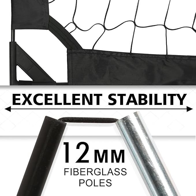 Kids Soccer Goal for Backyard, 6x4 9x5 FT Portable Soccer Nets Pop Up with Ball, Agility Ladder, Cones, Target & Carry Bag for Toddler Youth Outdoor Indoor Training Practice Sports Games Play