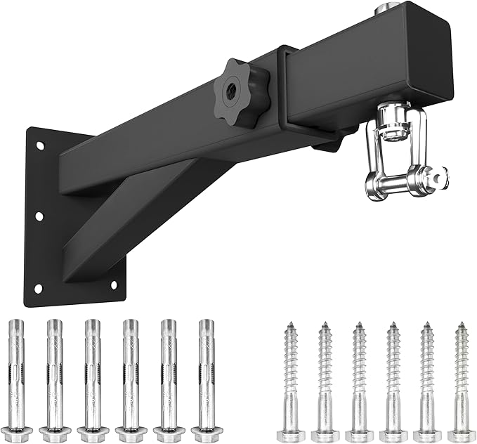 Adjustable Heavy Duty Bag Hanger,Wall Mount Punching Bag Hanger,Thickened Steel Plate and Stainless Steel kit for Home Gym Indoor Outdoor (Supports up to 900Ib)
