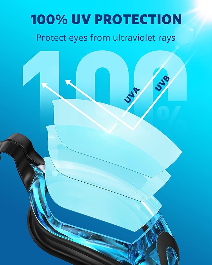 Aegend Swim Goggles, Swimming Goggles No Leaking Full Protection Adult Men Women Youth