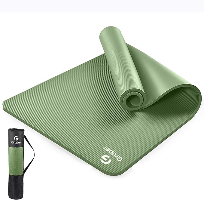Thick Yoga Mat Non Slip, Large Size 72" L x 32" W x 0.6" TH, Premium Exercise & Fitness Mat with Carrying Strap and Bag, Workout Mats for Home