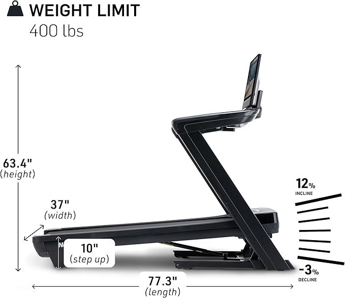NordicTrack Commercial Series: Premium Foldable Treadmills, Incline & Decline, iFIT Membership Required to Access iFIT Content & Features