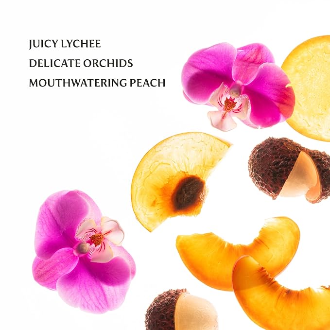 Touchland Power Essence Hydrating Body & Hair Fragrance, Peachy Lychee, 2 FL. OZ. Travel Size Body Mist
