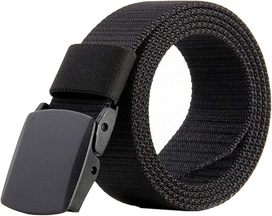 JASGOOD Nylon Canvas Breathable Military Tactical Men Waist Belt With Plastic Buckle