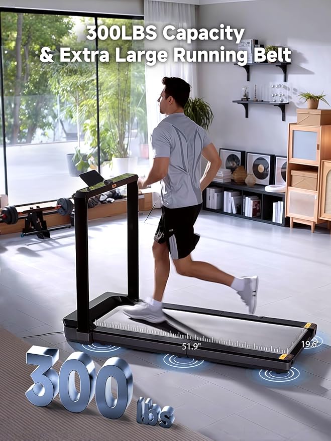 WALKINGPAD X Series Folding Treadmills for Home, Smart Vertical Fold, LED Display with Rotary Control, No Assembly