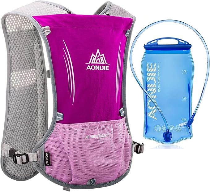 AONIJIE Hydration Vest Pack Backpack 5L Marathoner Running Race Hydration