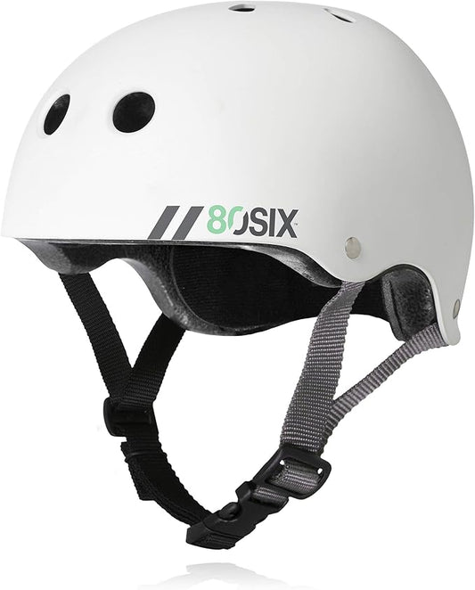 80SIX Triple Certified Multisport Helmet - Ideal for Bike, Scooter, Skateboard, Roller Skate and Inline Skate