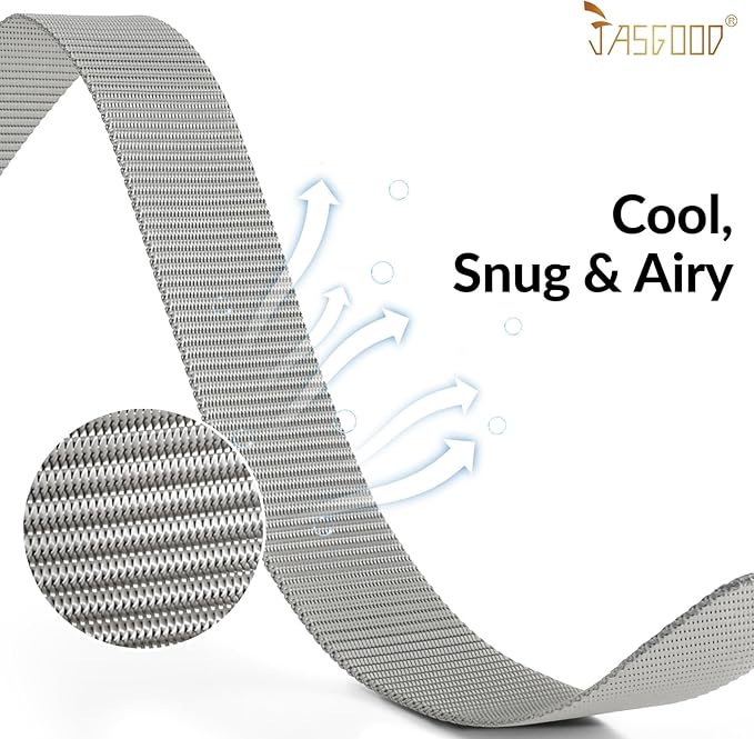 JASGOOD Nylon Canvas Breathable Military Tactical Men Waist Belt With Plastic Buckle