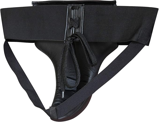 RDX Groin Protector for Boxing, Muay Thai, Kickboxing and MMA Training, Maya Hide Leather Abdo Gear for Martial Arts , SATRA Approved Abdominal Guard for Karate and Taekwondo