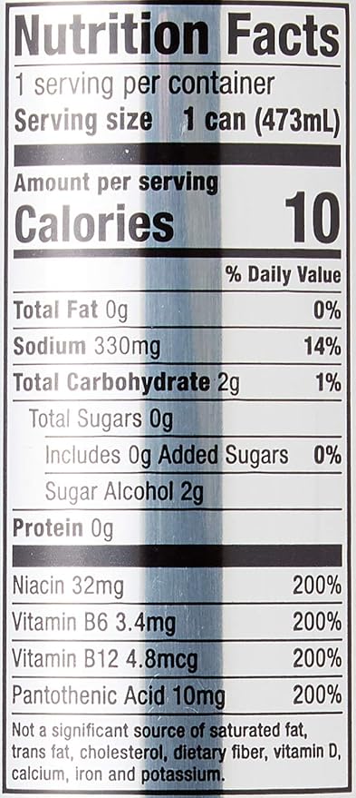 Amazon Brand - Solimo Red Energy Drink, Sugar-Free, Vegan, Low-Calorie, 16 fl oz (Pack of 12)