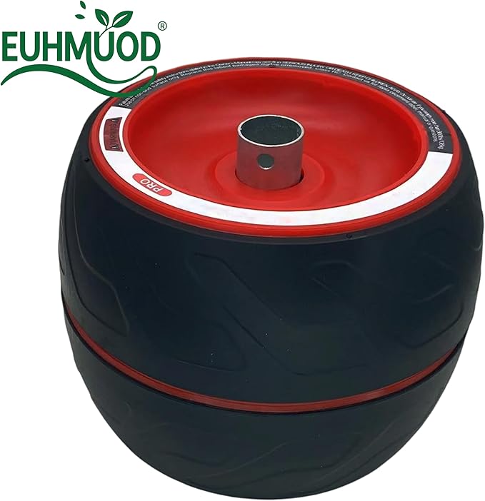 Ab Roller Wheel with Built-in Spring Resistance, Ergonomic Core Workout Equipment for Home Gym, Dual-Wheel Design & Non-Slip Grips - 300lb Capacity