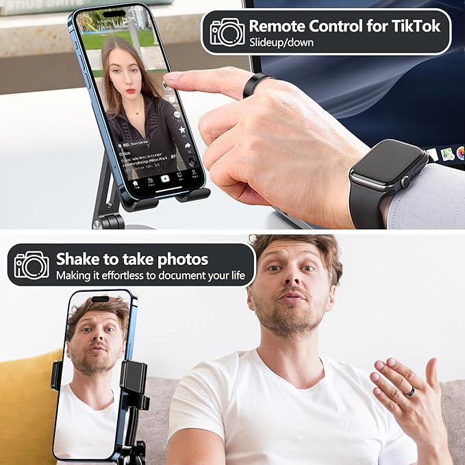 Thin Smart Ring for Fitness & Health Tracking -Heart Rate/Blood Oxygen Monitor, 5ATM Waterproof, Sleep Analysis, Pedometer -No APP Subscription Compatible with Smartphone (Black, 7)