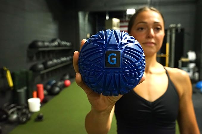 Large Trigger Point Massage Ball - 4.75 Inch Hard Rubber Therapy Ball for Myofascial Massage - Deep Tissue Massager for Myofascial Release (Also for Exercise and Pressure Point Recovery)