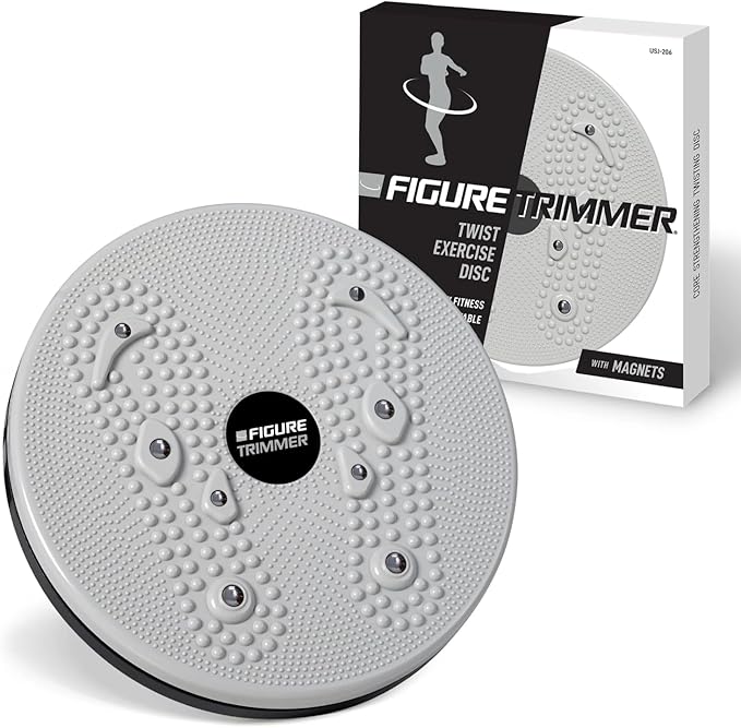 Core Abs Twister Board - Waist Sculptor Twister Board for Core & Ab Exercise - Waist Twisting Disc, Dizzy Disc Twist Board for Slimming Workout with 8 Magnets Reflexology