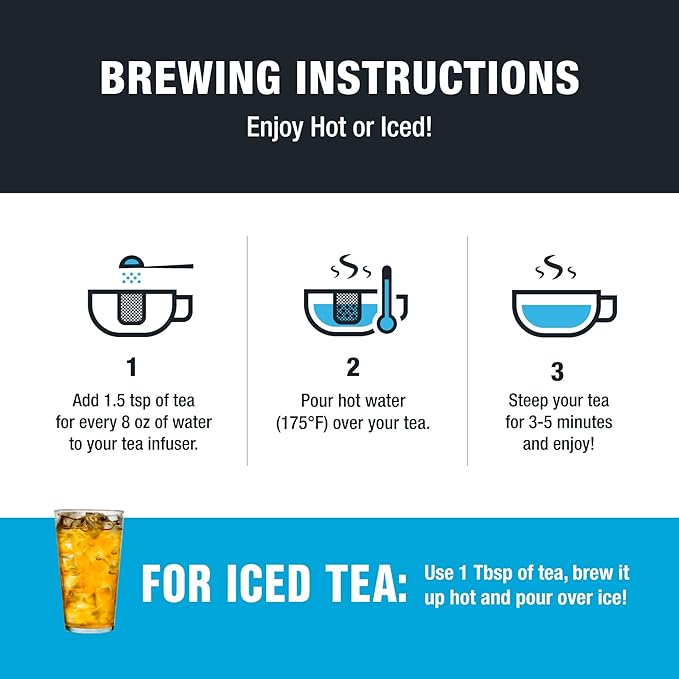 Tiesta Tea Silver Needle White Tea – Premium Loose Leaf, Single-Origin from China | Pure Unblended Low-Caffeine Tea | Hot or Cold Brew | 12oz Resealable Bulk Pouch | Brews 200 Cups