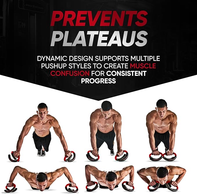 Legend Pushup – Advanced Push-Up Bars to Eliminate Wrist Pain, Generate More Muscle Growth, Deliver Faster Results, and Prevent Plateaus – Rocking Handle Design for Natural Movement and Effective Workouts
