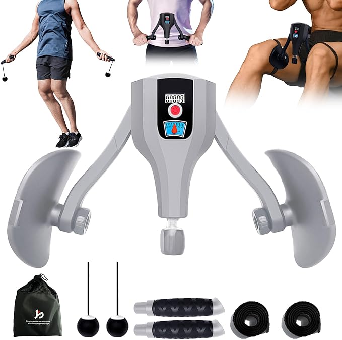 Thigh Trainer 0-132 lbs Adjustable Resistance Pelvic Floor Muscle Kegel Exerciser, Thigh Exerciser & Booty Trainer for Women & Men, Pelvic Floor Exercise Workout Machine
