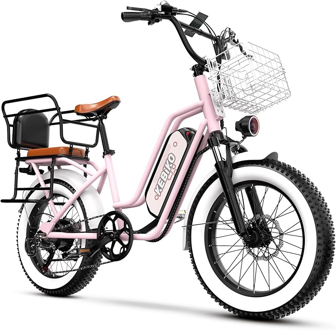 1500W Electric Bike for Adults,48V 20/60Ah Removable Battery Max Range 80Miles & 30MPH Electric Bicycle,20''×4" Fat Tire Ebike,Adult Electric Bicycles for Commute Beach Snow,E-Bike UL Certified