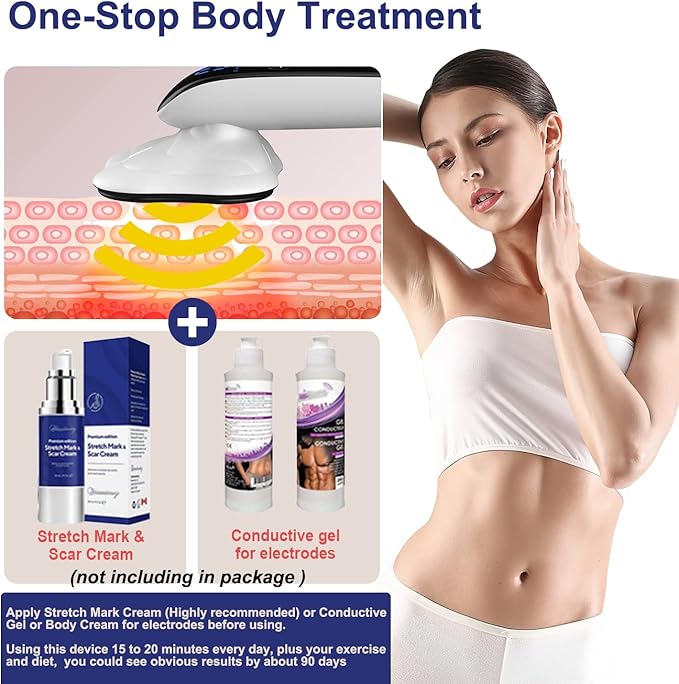 4 Heads Pro Max Version Cellulite Massager,Cordless Body Shaping Machine for Arms, Legs, Back.