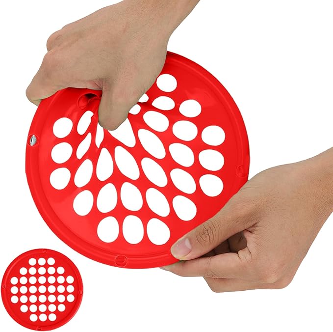 Hand Exercise Webs for Physical Therapy, Hand Grip Strengthener, Finger Exerciser, Portable Size, Latex Free, 7" Diameter