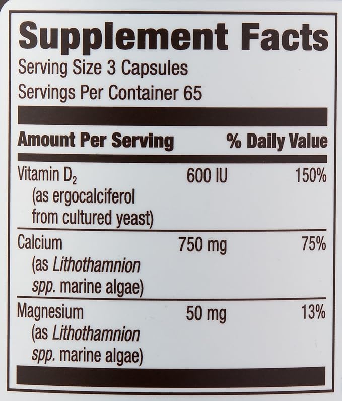 Amazon Elements Calcium Complex, 195 Capsules