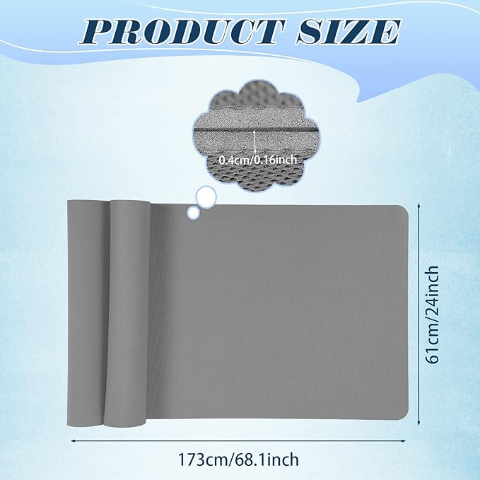 10 Pack Yoga Mats Bulk, 68'' x 24'' x 4mm Thick Yoga Mats for Kids and Adult Gym Mats Bundle Latex Free Exercise Mats with Non Slip Texture for Outdoor Yoga, Pilates or Workout