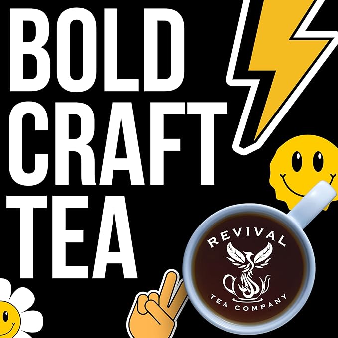 Revival Tea Company Tropical Green Tea - Green Tea Blend with Pineapple and Papaya Flavor - Loose Leaf 6 Ounces