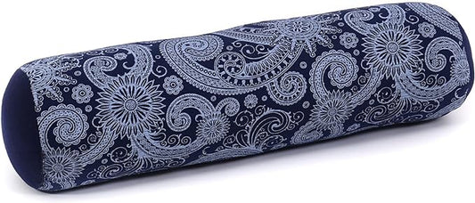 Leewadee Small Yoga Bolster – Shape-Retaining Cervical Neck Roll, Tube Pillow for Comfortable Reading, Kapok Filling, 22 x 6 x 6 inches