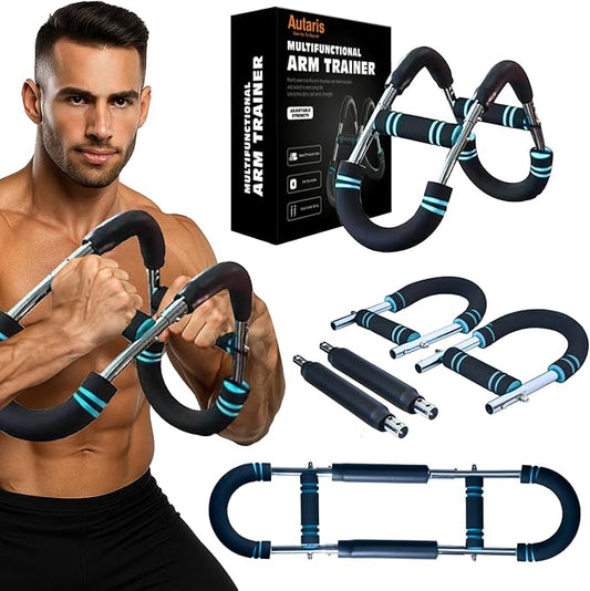 Advanced Twister Arm Trainer – Heavy 65–110 lbs Resistance Bar for Upper Body Strength – Chest, Arms, Shoulders & Back – High Intensity Home Gym Equipment with Non-Slip Foam Handles