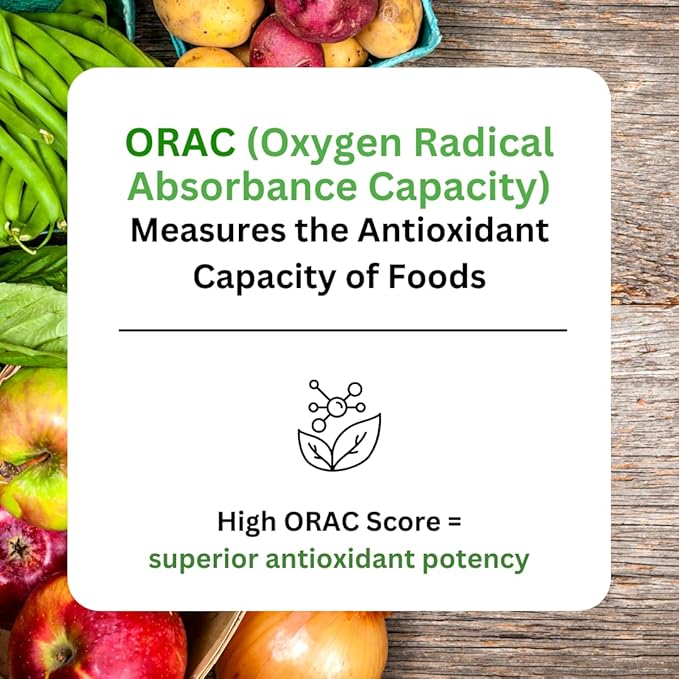 Paradise Herbs ORAC Energy Proteins & Greens Powder, Antioxidant Power of 24 Servings of Fruits & Vegetables in 1 Scoop + 20g Protein, Vanilla, 14 Servings