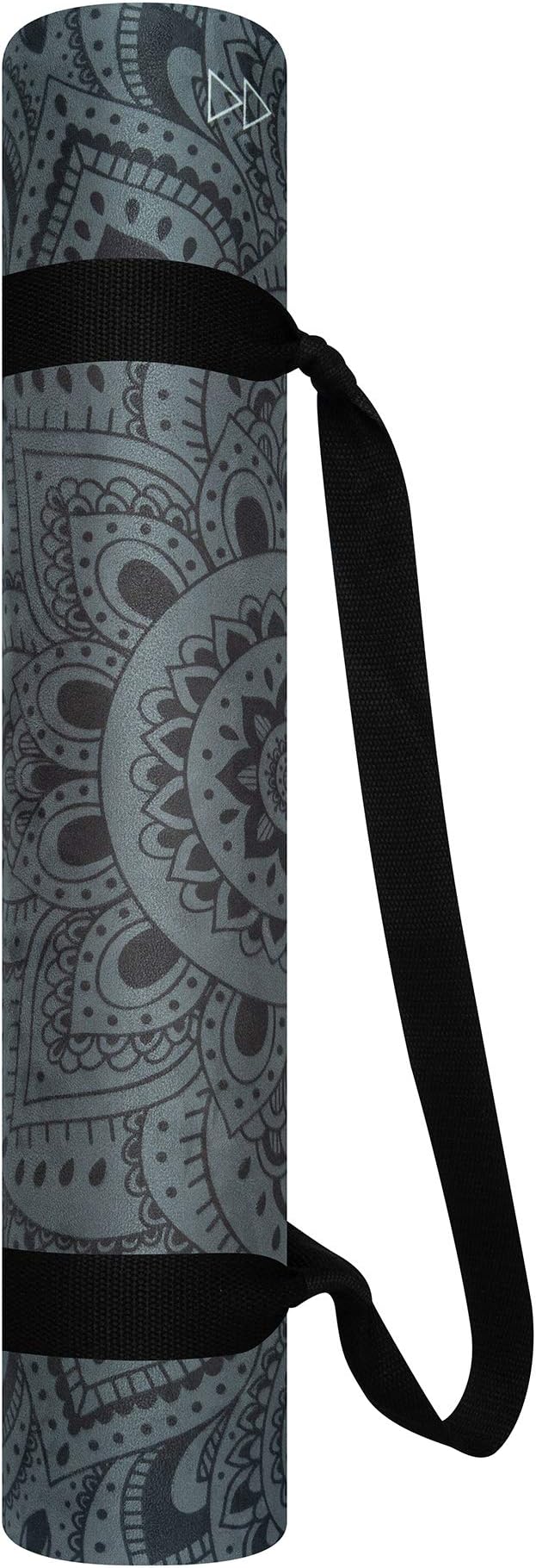 YOGA DESIGN LAB | The Combo Yoga Mat | 2-in-1 Mat+Towel | Eco Luxury | Ideal for Hot Yoga, Power, Bikram, Ashtanga, Sweat | Studio Quality | Includes Carrying Strap!