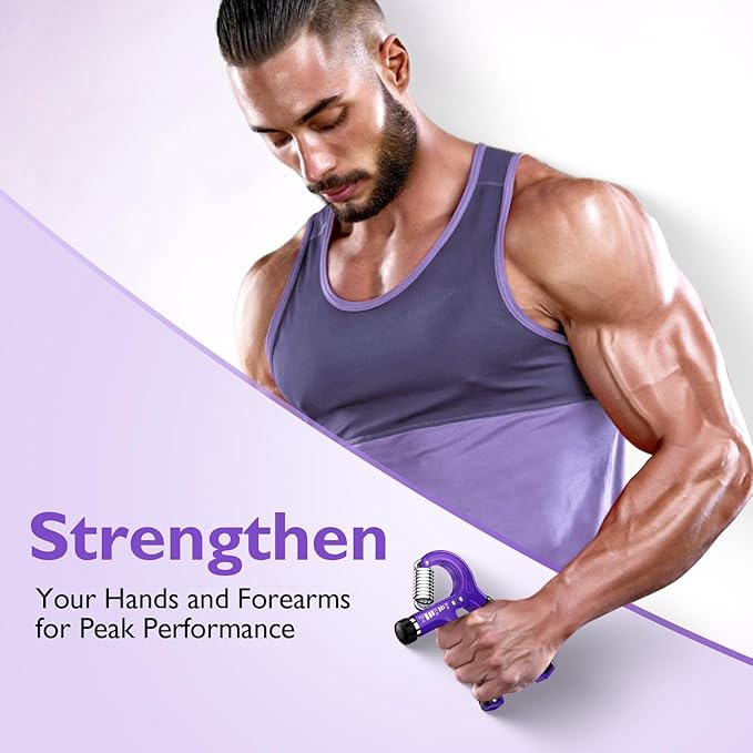 FitBeast Grip Strengthener Forearm Strengthener, Adjustable Hand Grip Strengthener for Strength Training & Rehabilitation, 10-132 lbs Resistance, Ideal for Athletes and Physical Therapy (1 Piece)