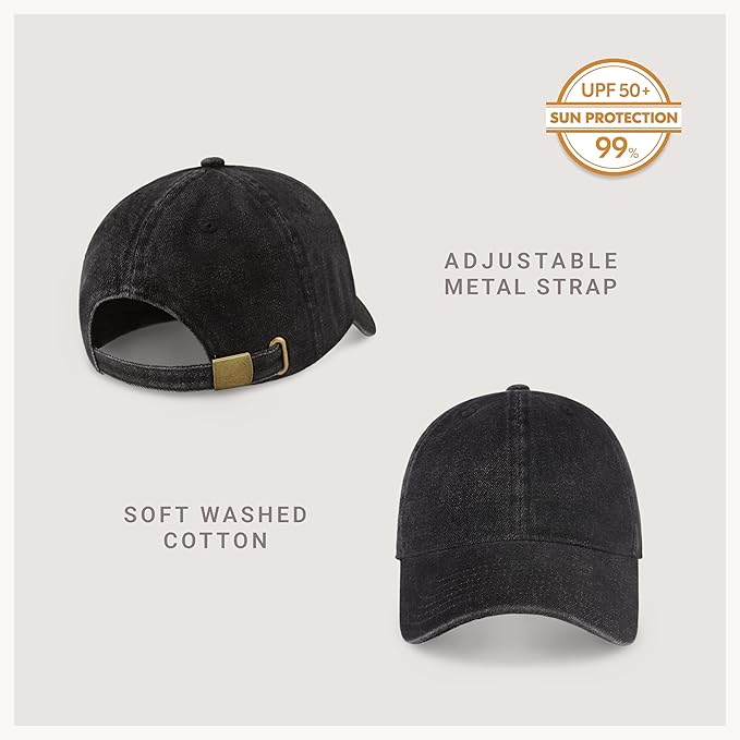 CHOK.LIDS Everyday Premium Dad Hat Unisex Cotton Baseball Cap for Men and Women Adjustable Lightweight Polo Style Curved Brim