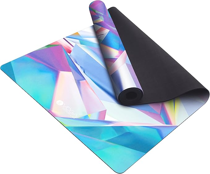 YOGA DESIGN LAB | The Combo Yoga Mat | 2-in-1 Mat+Towel | Eco Luxury | Ideal for Hot Yoga, Power, Bikram, Ashtanga, Sweat | Studio Quality | Includes Carrying Strap!