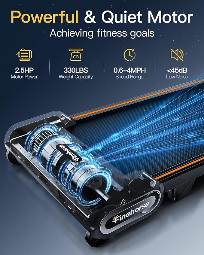 Walking Pad Treadmill with Auto Incline, 6 in 1 Under Desk Treadmill, 6-Level Incline Treadmills, 2.5HP Portable Treadmills for Home with 330LBS Capacity, LED Display, Remote Control