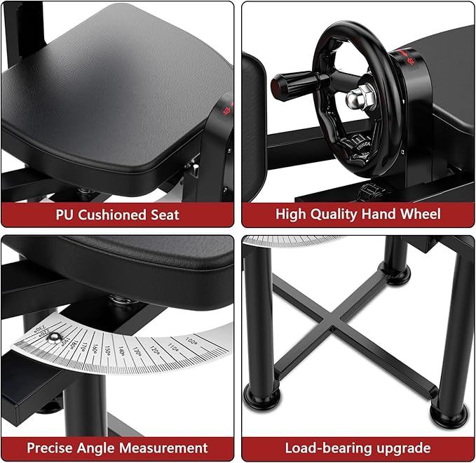 Leg Stretcher，300lbs Leg Stretcher Split Machine,for Flexibility Heavy Duty Leg Stretching Equipment Stretching Training Machine Split Leg Training for Home Yoga Dance Gym