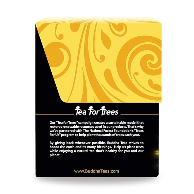 Buddha Teas Organic Zen Cleanse Blend - OU Kosher, USDA Organic, CCOF, 18 Bleach-Free Tea Bag
