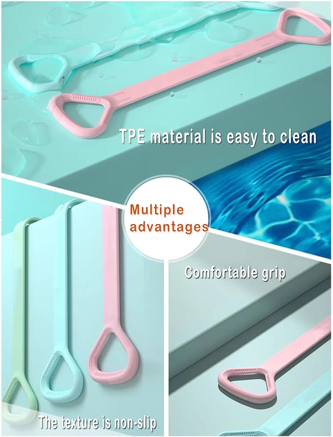 Figure 8 Resistance Band, Arm Back Shoulder Exercise Elastic Rope Stretch Fitness Band, Foot, Leg, Hand Stretcher, Arm Exerciser for Yoga Pilates Stretching Physical Therapy, Home Gym Workout